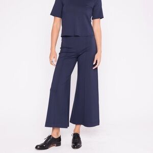 Ripley Radar Crop, Flare Pants in cobalt blue